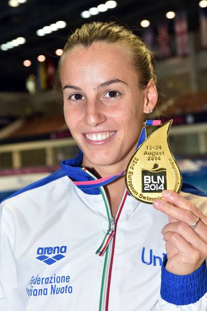Berlino, campionati europei di nuoto e di tuffi: Tania Cagnotto conquista la medaglia d’oro dal trampolino da un metro (LaPresse)